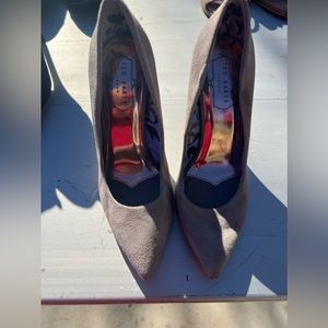 Grey Ted Baker Suede heels! Wore a few times, still in great condition!